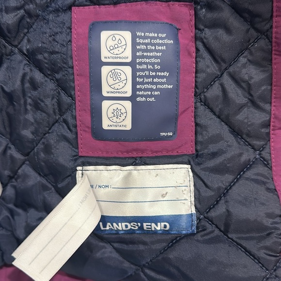 Lands’ End kids Squall Waterproof Insulated jacket - Picture 9 of 9
